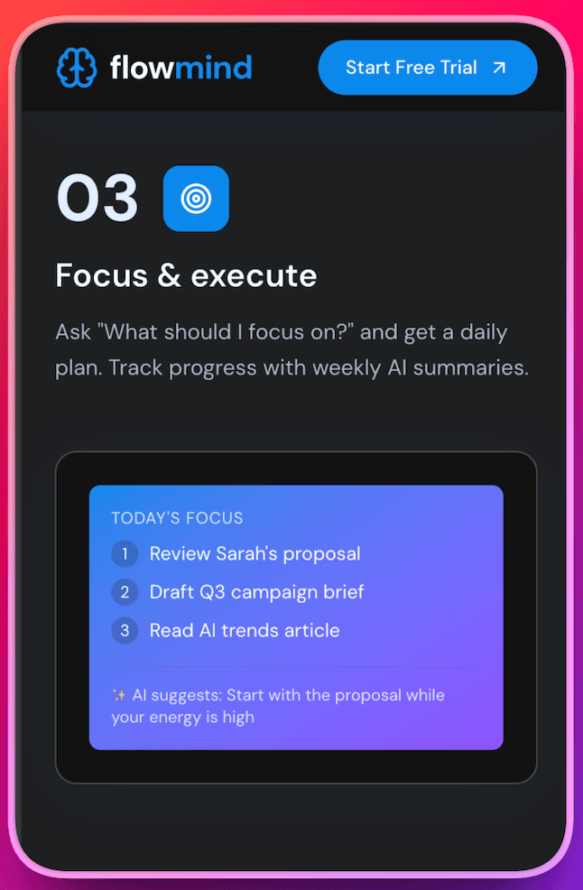 AI Productivity System screenshot 1
